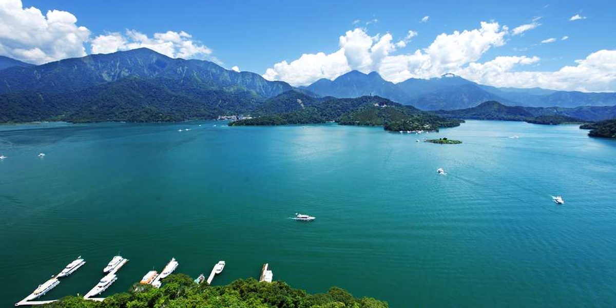 日月潭湖景