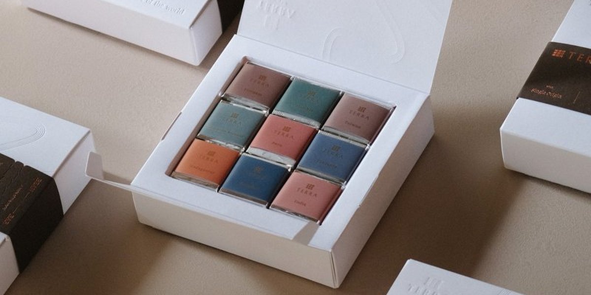 TERRA Choco Flight World Tour Single-Origin Chocolate Gift Box
